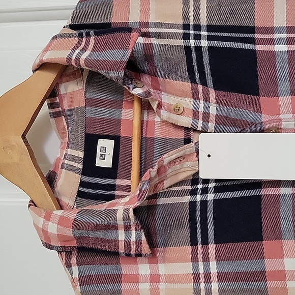 Plaid Shirt, Cozy, L Uniqlo - Picture 2 of 5